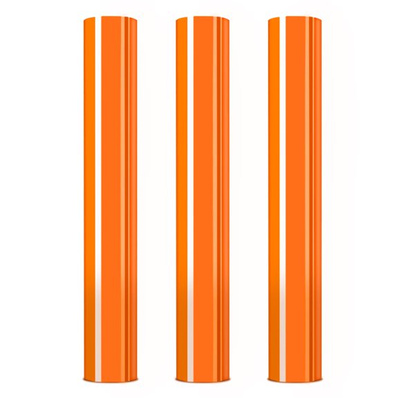 Vinilo de Transferencia Térmica Venitor 30x25 cm 3 piezas Naranja Neón