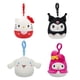 thumbnail image 1 of Rollo Cinnamoroll de peluche Squishmallows Original Sanrio de 3.5 pulgadas, Hello Kitty, Kuromi+ My Melody, paquete de 4, 1 of 7