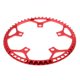 thumbnail image 2 of 45T 47T 53T 56T 58T Plato 130 BCD Anillo de cadena de velocidad simple Rojo 53T, 2 of 5