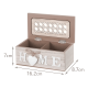 thumbnail image 3 of Caja de té con 2 divisiones mod 88, 3 of 3