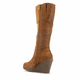 thumbnail image 4 of Bota Chalada Mujer Wedge-40 Camel Casual, 4 of 6