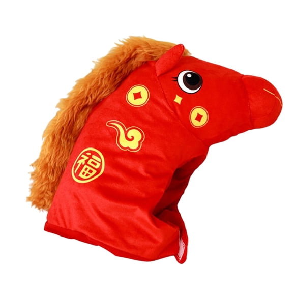 Sombrero De Caballo De Peluche, Gorro De Peluche De Animal Para Actuaciones En Escenarios, Clubes Nocturnos, Invierno