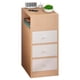 thumbnail image 1 of Velador angosto 3 cajones bicolor Chic Home, 1 of 3