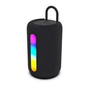 Clickdescuento - Parlante Bluetooth Impermeable Retroiluminado Negro