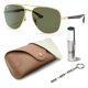 thumbnail image 1 of Gafas de Sol Ray‑Ban RB3683 Cuadradas Doradas Polarizadas, 1 of 7