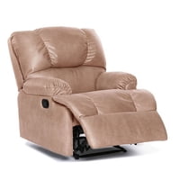 Latam Home - Bergere Perugia 1 Cuerpo Cuero Kentucky Beige