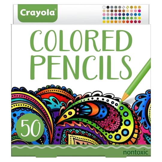 Lápices De Colores Lápices De Colores Crayola Para Adultos (50 Unidades)