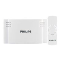 Kit De Timbre Inalámbrico Philips Des1120W/27 150 M Blanco