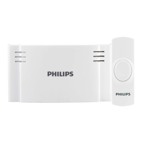 Kit De Timbre Inalámbrico Philips Des1120W/27 150 M Blanco