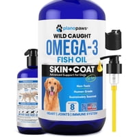 Planopaws - Suplemento De Aceite De Pescado Plano Paws Omega 3 Para Perros 240 Ml