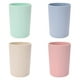 thumbnail image 1 of Vasos de paja de trigo, 4 unidades, de plástico, irrompibles, reutilizables, aptos para lavavajillas., 1 of 6