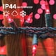thumbnail image 3 of Guirnalda de luces navideñas LAMPHOME Pink 100, 6 m, resistente al agua, 3 of 8
