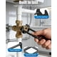 thumbnail image 3 of Llave fregadero 2 pack 7 tamaños ajustable acodada cocina baño, 3 of 8