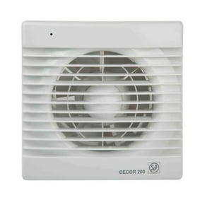 S & P - Extractor De Aire Para Baño Con Temporizador Decor-200 Cr