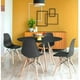 thumbnail image 2 of Juego De Comedor eames Redondo 4 sillas Negro 80 cm, 2 of 8