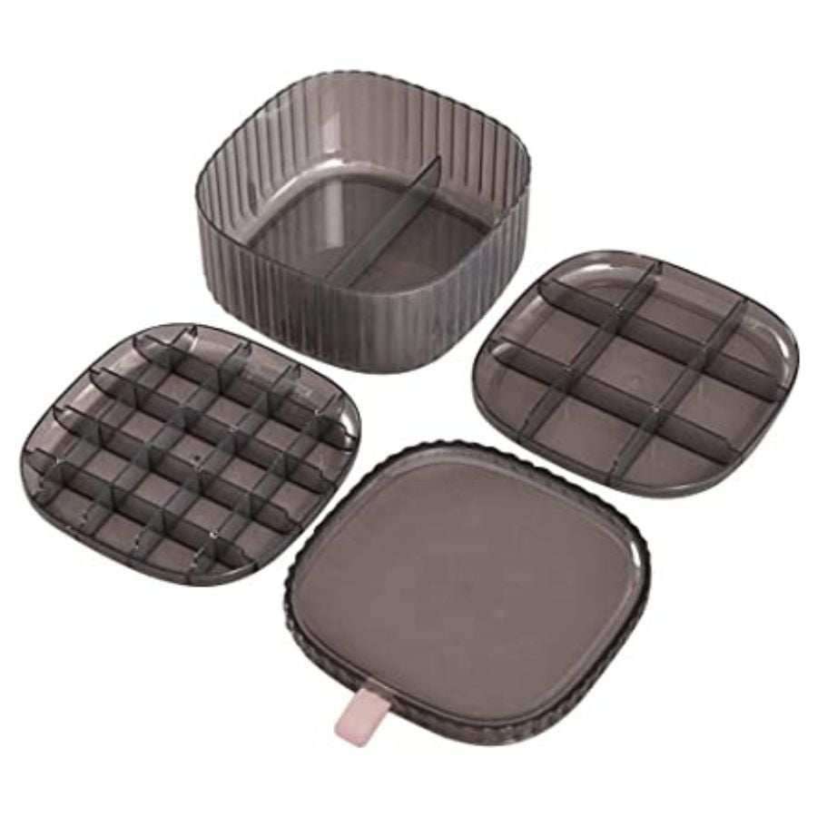 Click Ventas - Organizador De Joyas Transparente 3 Niveles