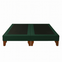Ethan Desing - Base De Cama 2 Plazas Verde Botella