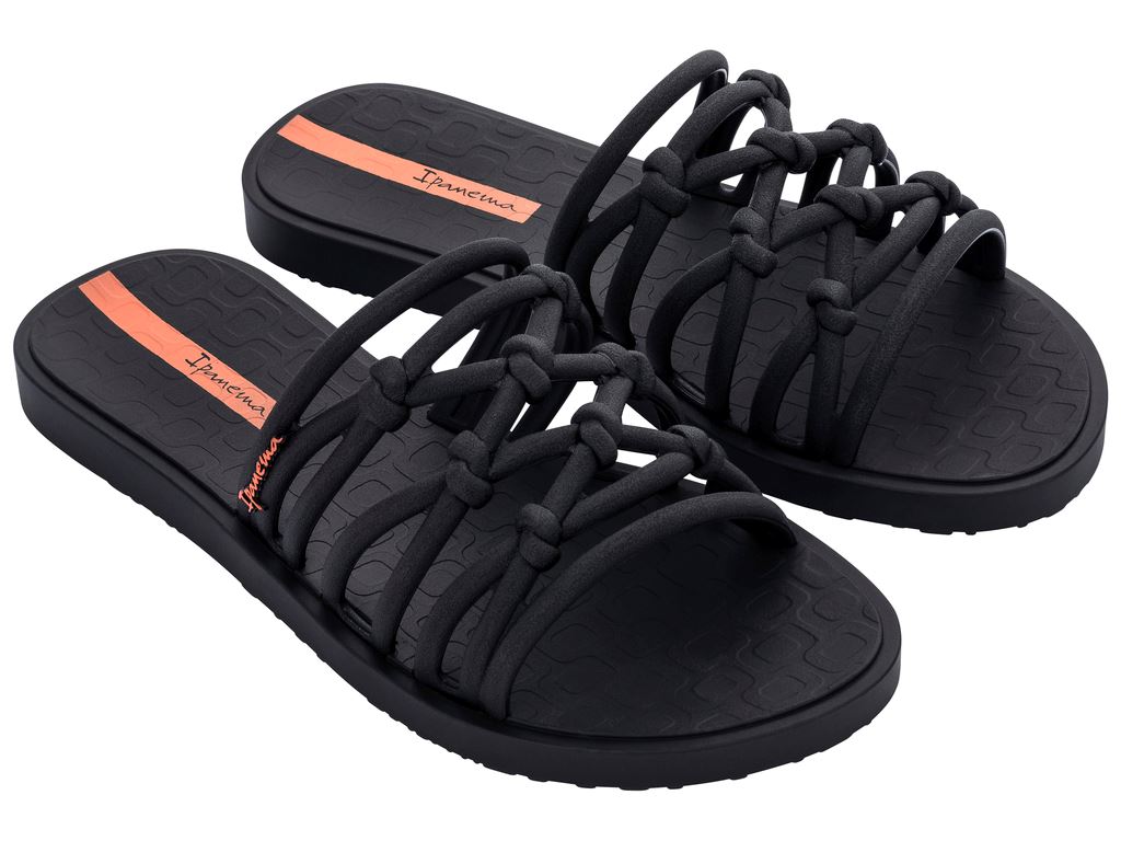 Sandalia Mujer Negro Link 133 Ipanema