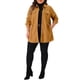 thumbnail image 2 of Agnes Orinda Camisas de Pana para Mujer de Talla Grande con Botones y Bolsillo, Chaqueta Larga de Manga Larga 1X Amarillo Marrón, 2 of 6