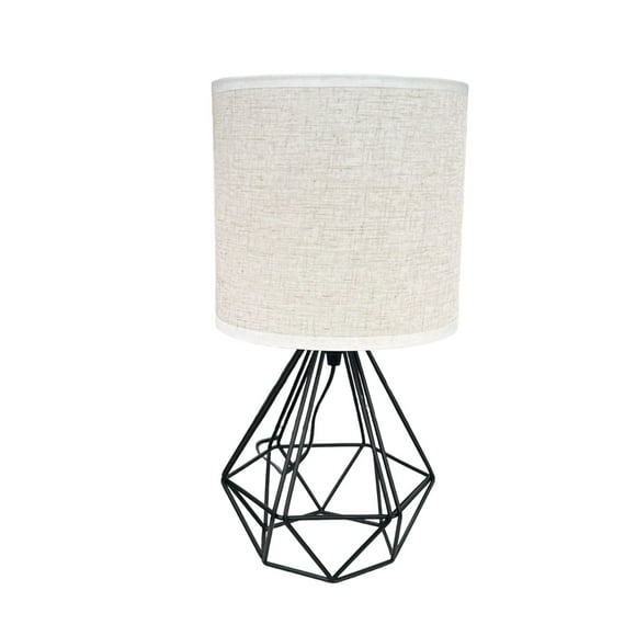 Lampara De Velador Lampara De Mesa Diseño Metal Geometrico BE