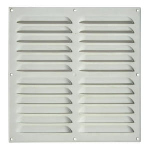 Celosía Ventilación Pvc Plana 30X30 Cm Blanco 1Un Dvp