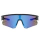 thumbnail image 1 of POLASUP GAFAS LENTES DE SOL Gafas de sol deportivas con lentes espejados azules y montura negra con detalles azules. Diseño aerodinámico, protección UV 400. Ideales para ciclismo, 1 of 5