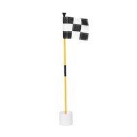 Magideal - Bandera De Putting Green De Golf Y Copa De Hoyo, Mástiles De Bandera De Golf, Regalos, Palo De Bandera De Golf, Práctica De Putting Para Patio, Césped Blanco Negro