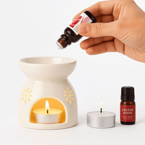 Cn Difusor - Porta Vela Quemador De Aceite Aromatizador Difusor Hogar