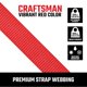 thumbnail image 4 of Correas Cam-Buckle Craftsman CMXAZBS9014 negro/rojo de 3 m, paquete de 4 unidades, 4 of 8