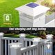 thumbnail image 2 of Luces solares para tapa de poste JOFIOS 16 LED impermeables - paquete de 6, 2 of 6