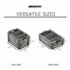 thumbnail image 3 of Cajas de almacenamiento SIDIO Pack de inicio apilables con tapas, 3 of 8