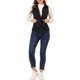 thumbnail image 2 of INSPIRE CHIC Chaqueta de Mujer con Cremallera Sin Mangas Anorak Chaleco Utilitario con Bolsillos M Negro, 2 of 7