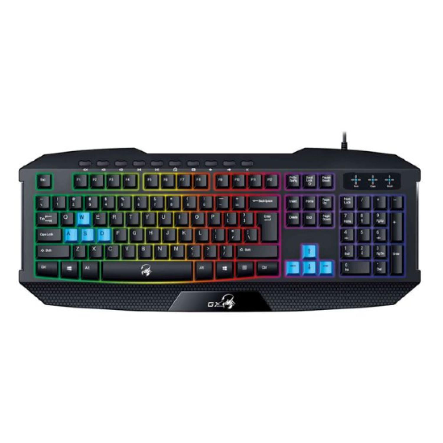 Genius - Teclado Gamer Usb Retroiluminado Scorpion K215