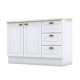 thumbnail image 1 of Mueble Cocina Base 2 Puertas 3 Cajones Capal Blanco, 1 of 9