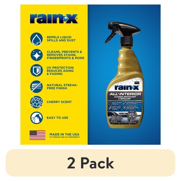 Limpiador Interior RainX Pro 2 Pack 473ml UV Repelente