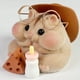 thumbnail image 2 of Juguete de hámster Squishy hecho a mano con silicona realista Taba, café, 2 of 3