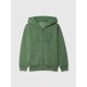 thumbnail image 4 of Sudadera con Capucha con Cierre Completo y Logo para Niños GAP Verde Gables XXL, 4 of 4