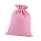 thumbnail image 2 of 50 Piezas Bolsas De Regalo Con Cordón Bolsa Con Cordón Para Comestibles Fiesta Boda Rosa, 2 of 5