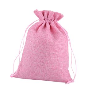 Magideal - 50X Bolsas De Regalo Con Cordón Bolsa Con Cordón Bolsa Para Envolver Dulces Bolsas Para Dulces Bolsas De Regalo Para Golosinas Comestibles Cumpleaños Rosa