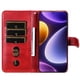 thumbnail image 5 of Funda con Cremallera para Xiaomi Poco F5, Carcasa Cartera de Cuero PU con Soporte y Tarjetero, 5 of 6