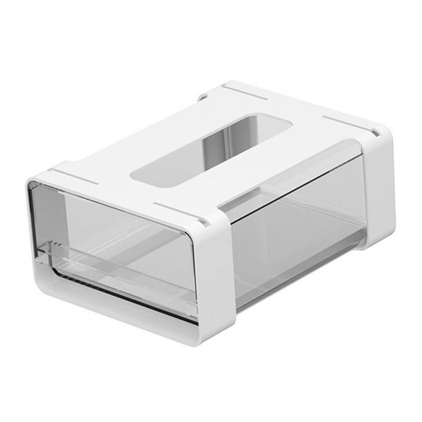 Organización oculta debajo del cajón del escritorio, caja de almacenamiento debajo del cajón del escritorio para el hogar, aula, papelería, cocina, S