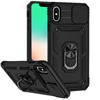 Estuche Gangxun Para Iphone Xs Max, Soporte Giratorio 360°, Estilo Mecánico Y Magnético