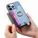 thumbnail image 4 of Funda Magnética Para Iphone 16 Pro Con Billetera Y Anillo Protector Resistente Azul, 4 of 6