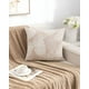 thumbnail image 3 of Pack De 4 Fundas De Cojin De Hojas Beige, 3 of 3