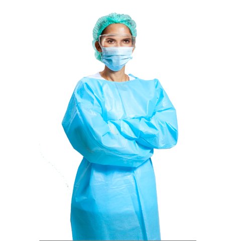 Blunding - Pechera Desechable Con Apertura Dedo Pulgar(Bolsa X 10 Unid)