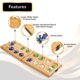 thumbnail image 2 of Juego de mesa Point Games Solid Pine Mancala w/ Marbles 6+, 2 of 6