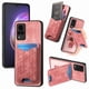 thumbnail image 1 of Funda Billetera con Soporte para Vivo V21 5G Protector Delgado Rosa, 1 of 6