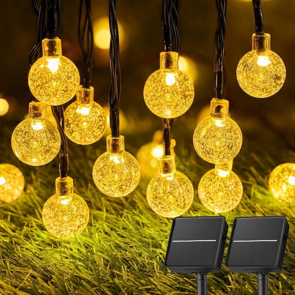 Luces de cadena solares Brightown, 2 paquetes, 120 LED, 22 m, impermeables