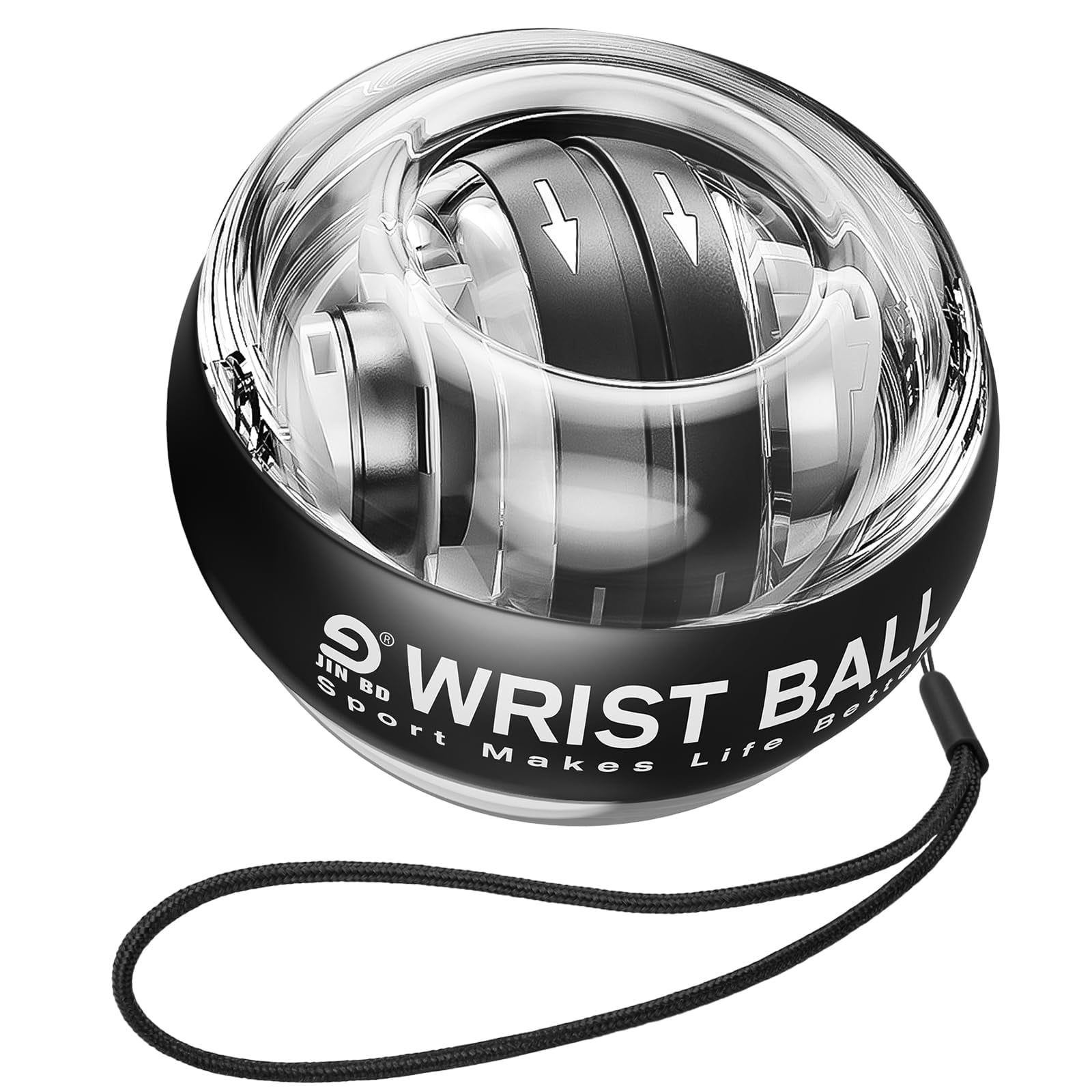 Ejercitador De Antebrazos Wrist Trainer Jin Bd Gyro Ball Con Arranque Automático