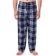 thumbnail image 1 of Pantalón de pijama IZOD de forro polar sedoso para hombre, azul marino, talla XL, 1 of 5